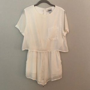 Sabo skirt white romper